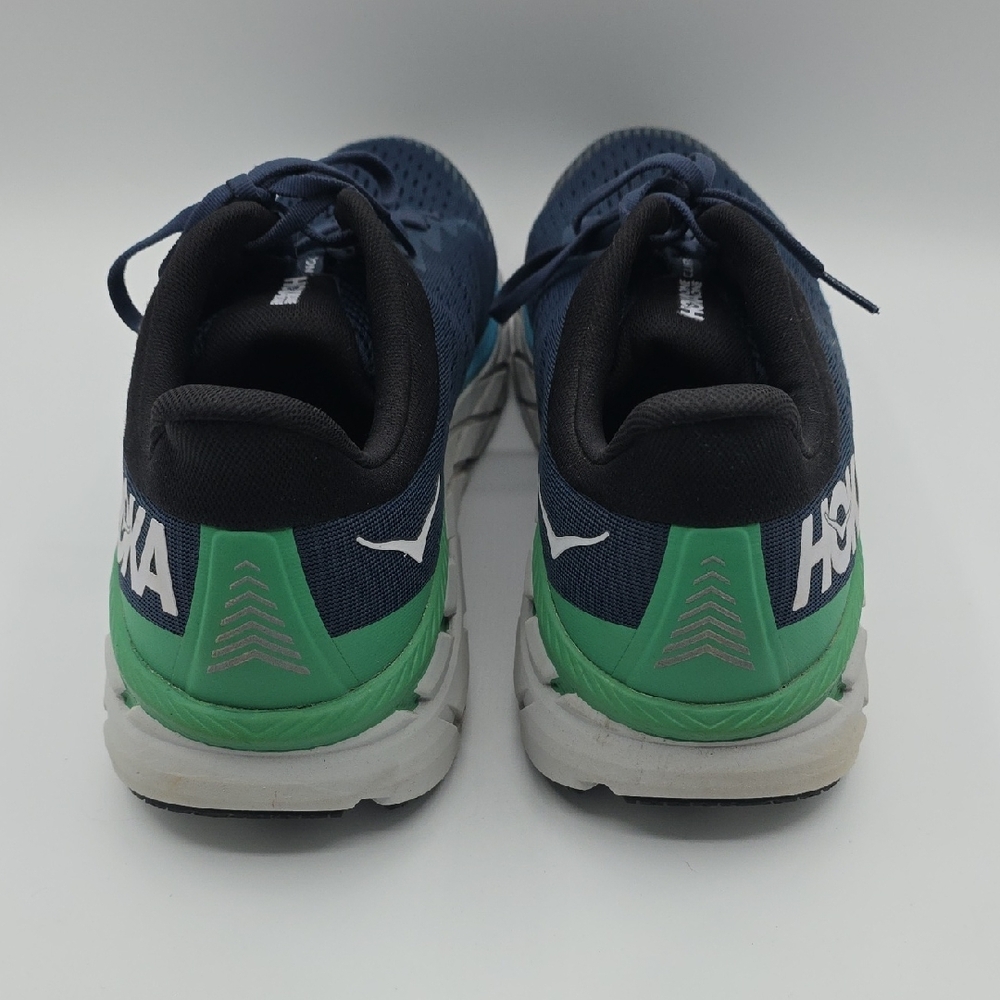 Hoka Men's Blue and Green Running Shoes - Picture 3 of 11